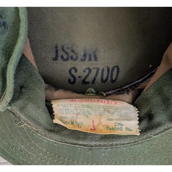 U.S. Army WWII Louisville Spring Up Cap w/ Earflaps + Signal Corp Pin Military - Picture 11 of 12